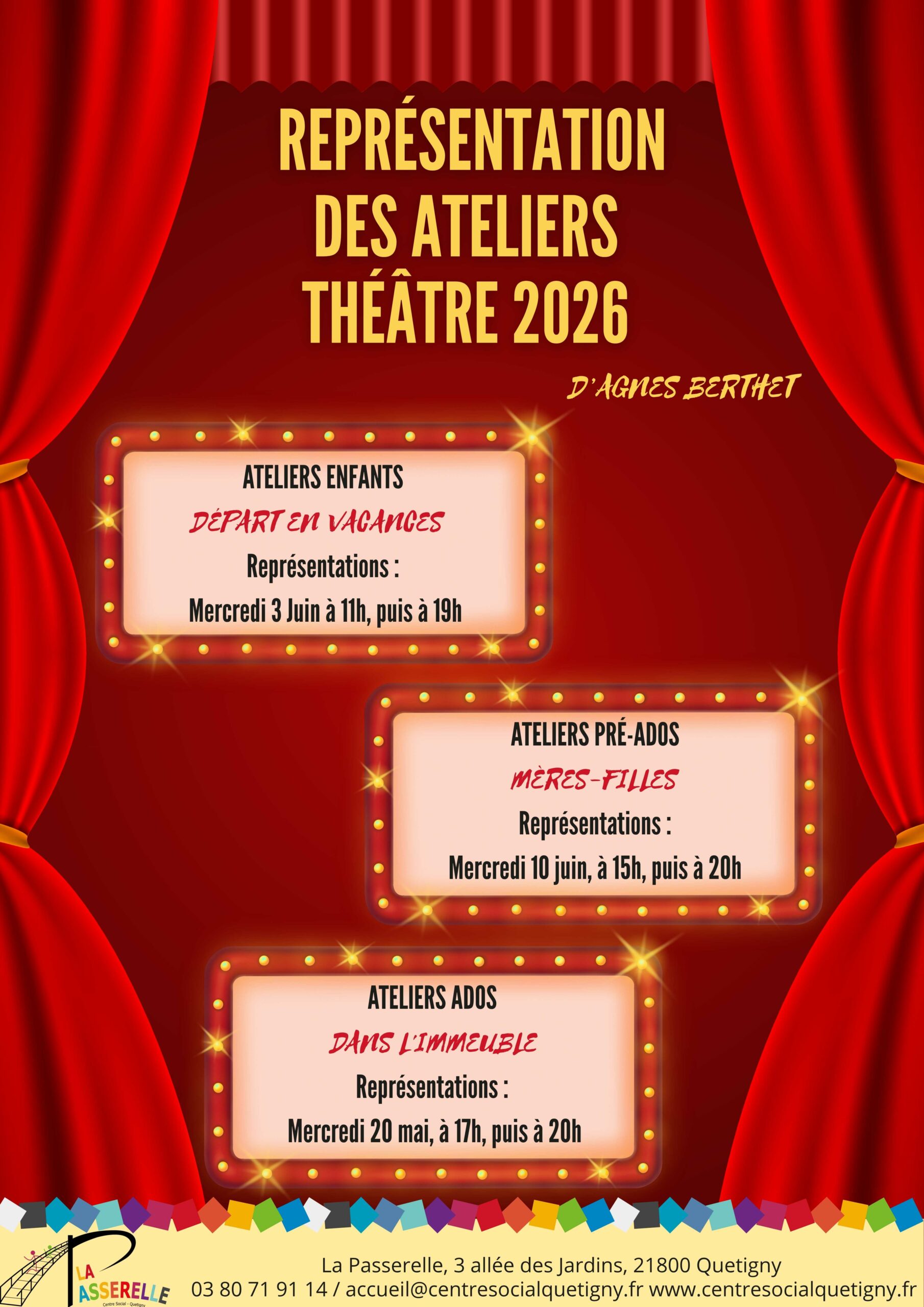 Red Decoration Classic Circus Show Poster (1)